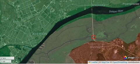 💥❗️Today, AFU blew up the bridge over the Konka River near Oleshky in the Kherson