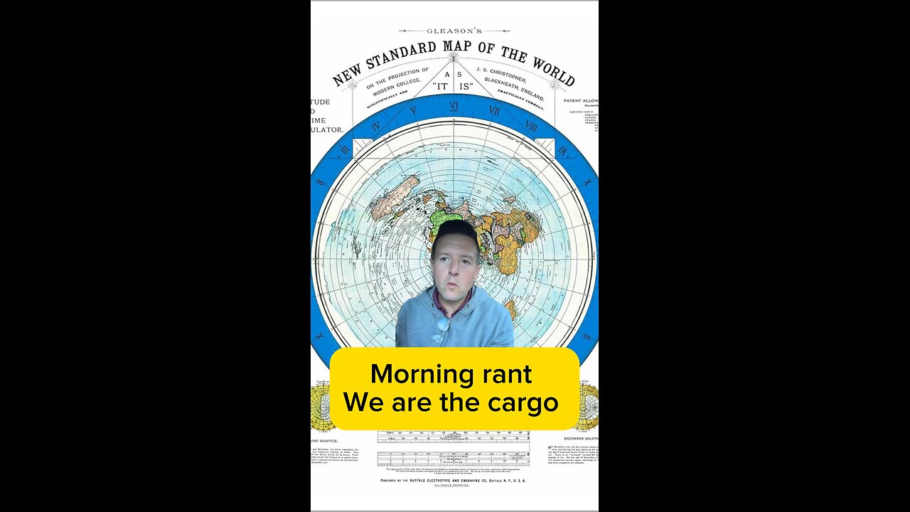 Morning rant . We are the cargo