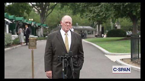 "Border Czar" Tom Homan Speaks to Reporters at the White House