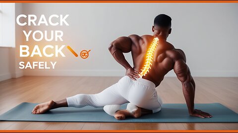 How to Crack Your Lower Back SAFELY ⚠️ (Instant Pain Relief!) #Shorts