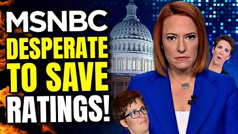 MSNBC Desperate to SAVE Jen Psaki as Ratings CRASH and Credibility Gone! Rachel Maddow Rescue Plan？!