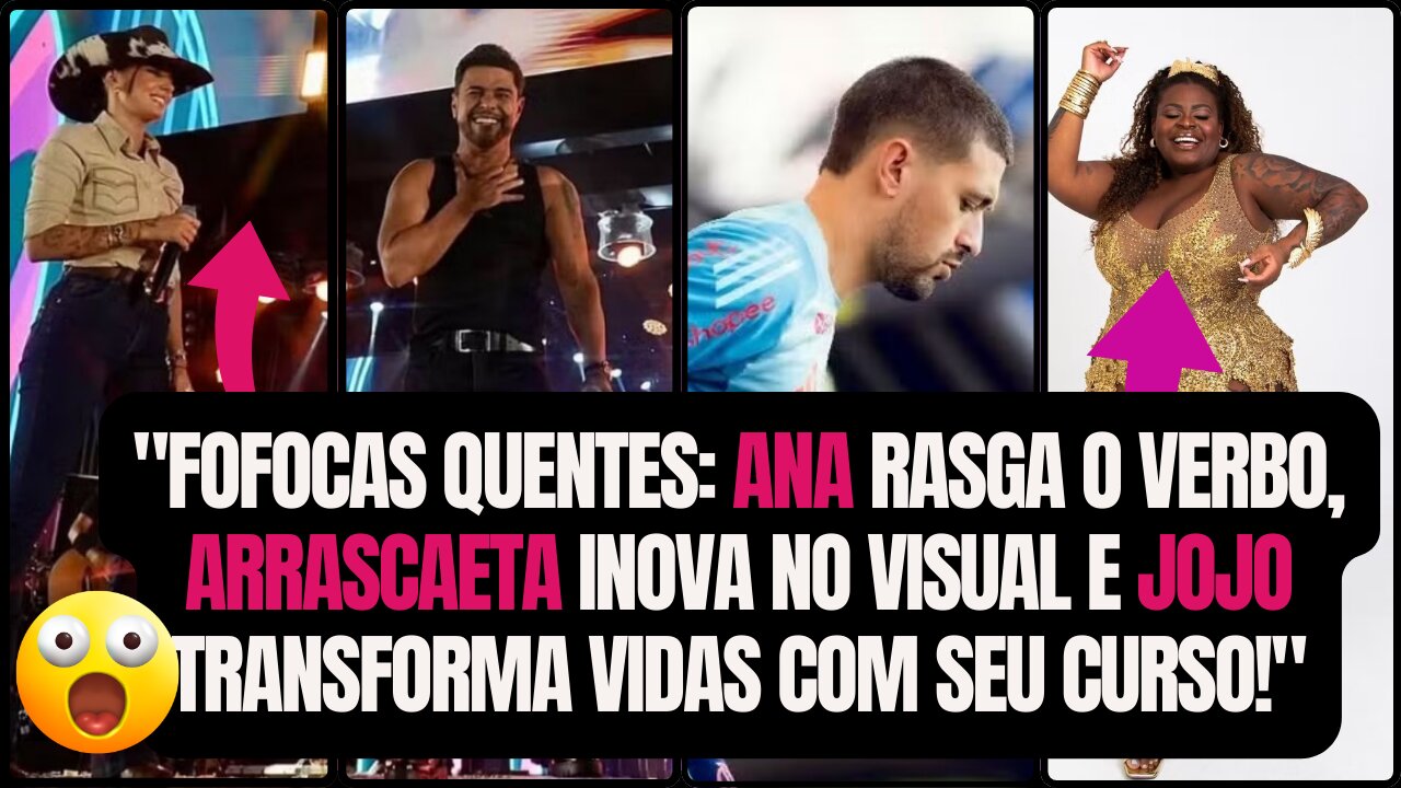 DEU NO QUE FALAR! #AnaCastela no Palco defende, #Zezé, #Arrascaeta Surpreende e #Jojo Lança Curso 👌.