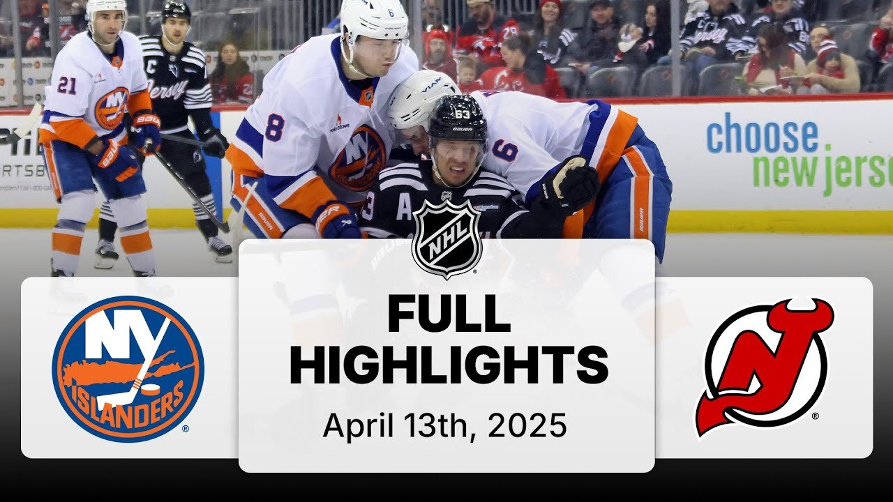 NHL Highlights | Islanders vs. Devils - April 13, 2025