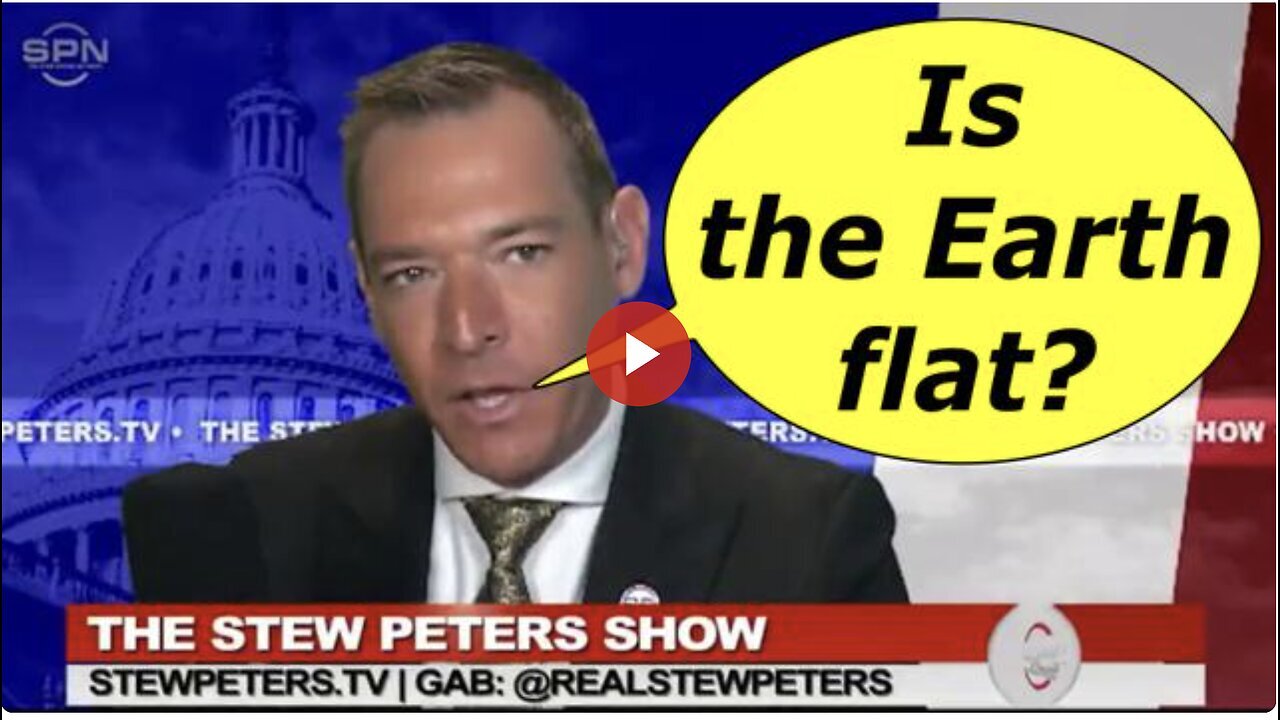 "Stew Peters Dares to Ask: Is Earth Flat? Bold Insights from a Trillion-Dollar Query"