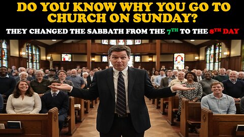 DO YOU KNOW WHY YOU GO TO CHURCH ON SUNDAY? THEY CHANGED THE SABBATH FROM THE 7TH TO THE 8TH DAY