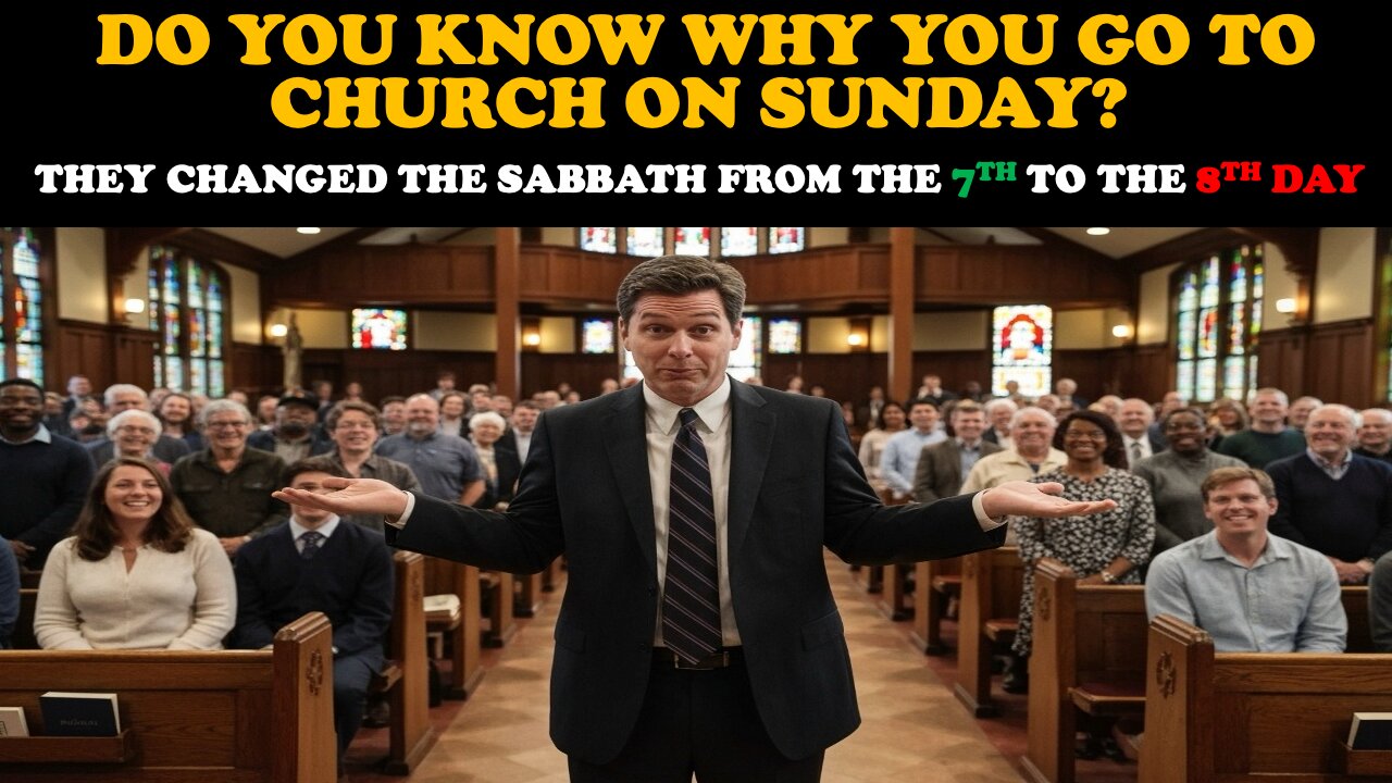 DO YOU KNOW WHY YOU GO TO CHURCH ON SUNDAY? THEY CHANGED THE SABBATH FROM THE 7TH TO THE 8TH DAY