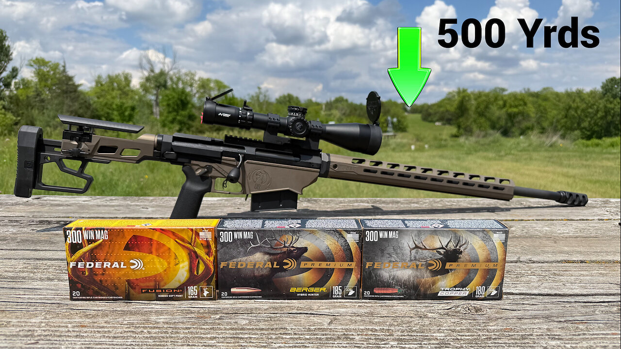Federal 300WM ammo - Fusion, Trophy Copper, Berger