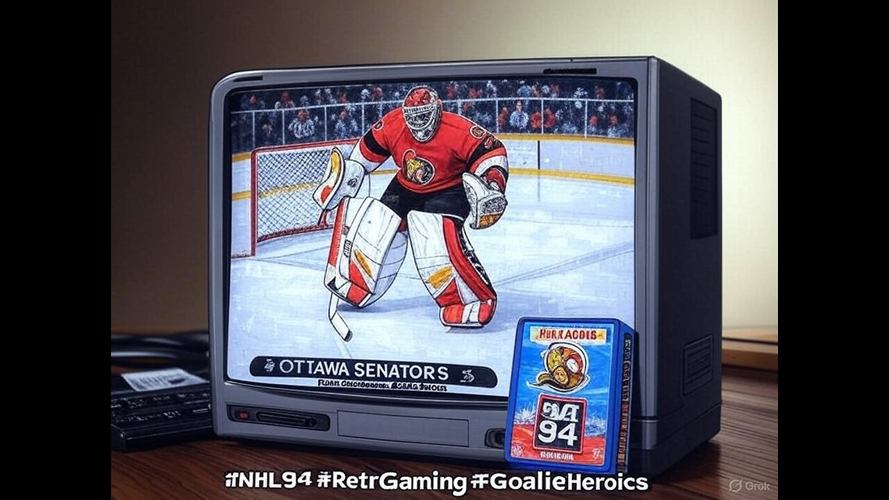 NHL '94 CHAOS! Senators vs. Islanders - Sidorkiewicz STEALS the Win in a Wild One!