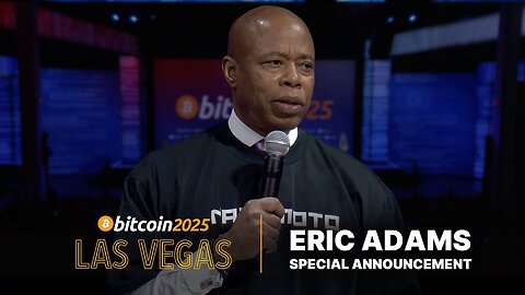 New York City Mayor Eric Adams BitBonds Announcement