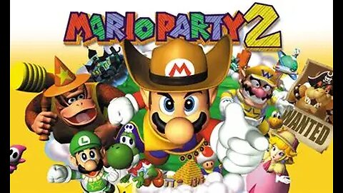 Playing Mario Party 2 (Join stream to play with me)
