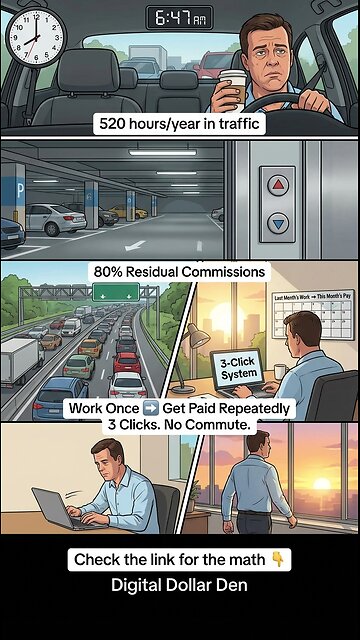 The Commute Tax: 520 Hours a Year in Traffic vs. 80% Residual Income