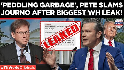 ‘A Total Fraud!’: Hegseth Crushes Journalist Over False War Plan Allegations! | Times Now World