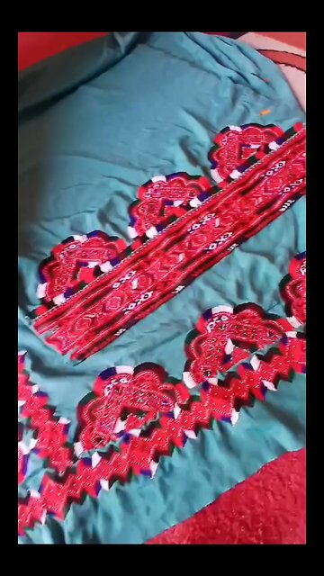 Amazing Balochi fully handmade complete dress