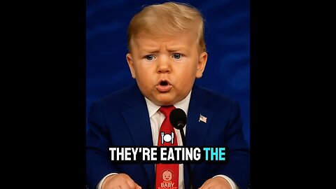 Baby Trump-They're Eating the Dogs and Cats