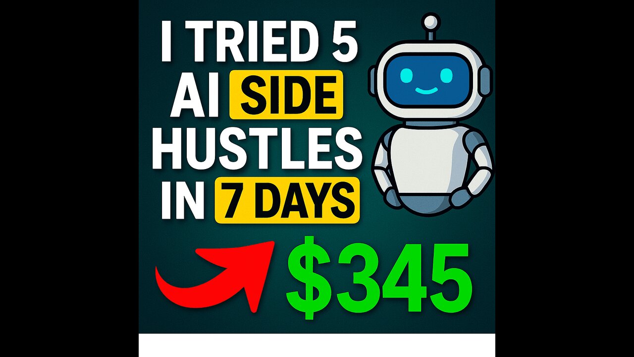 I Tried 5 AI Side Hustles in 7 Days – Which One Made the Most Money?
