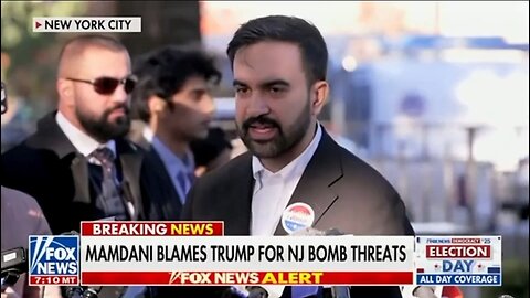 Mamdani BLAMES TRUMP For Bomb Threats Targeting Polling Sites In NJ