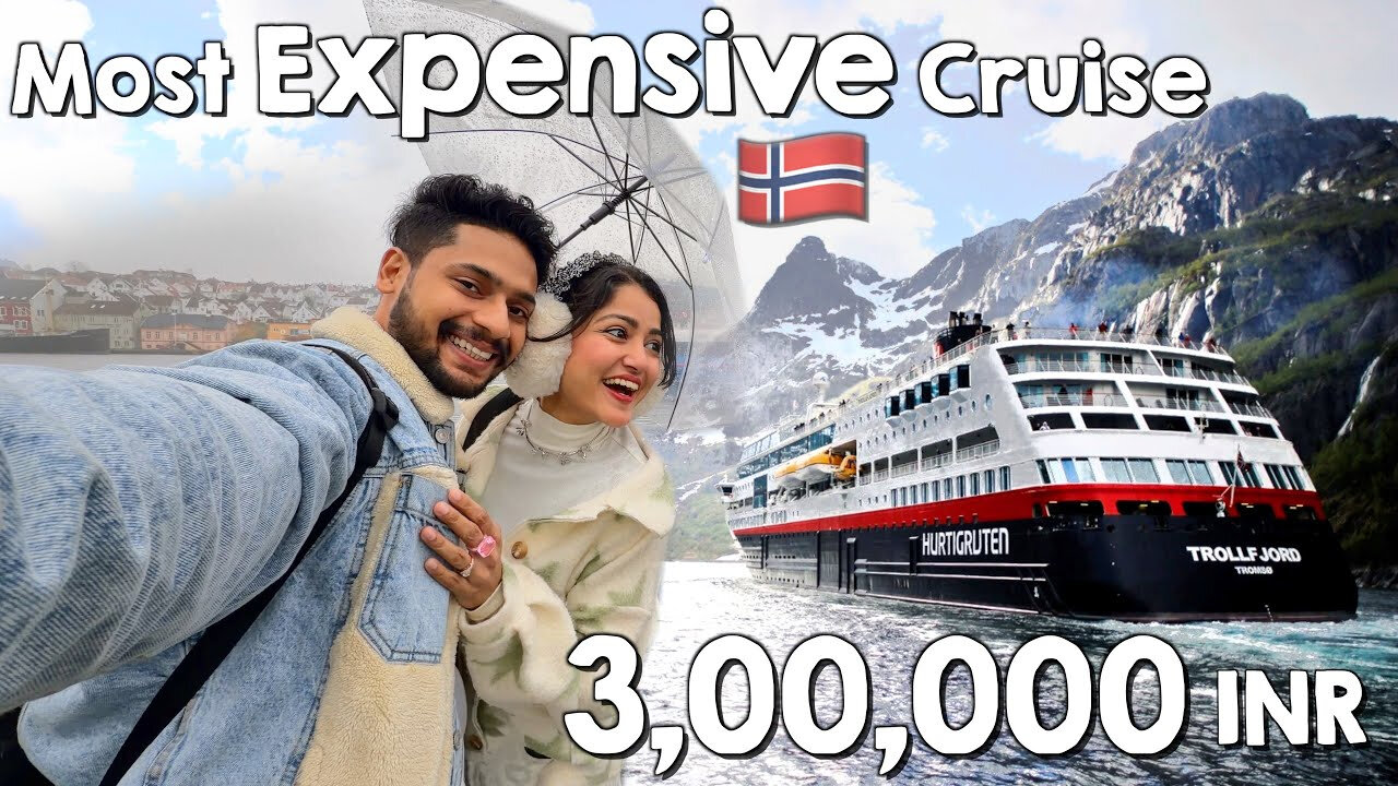 We Stayed at Most Expensive & Romantic Cruise in Norway 😍 | Itinerary for Indians ✨| Norway Ep.1