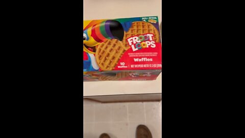 Froot Loops Waffles #food
