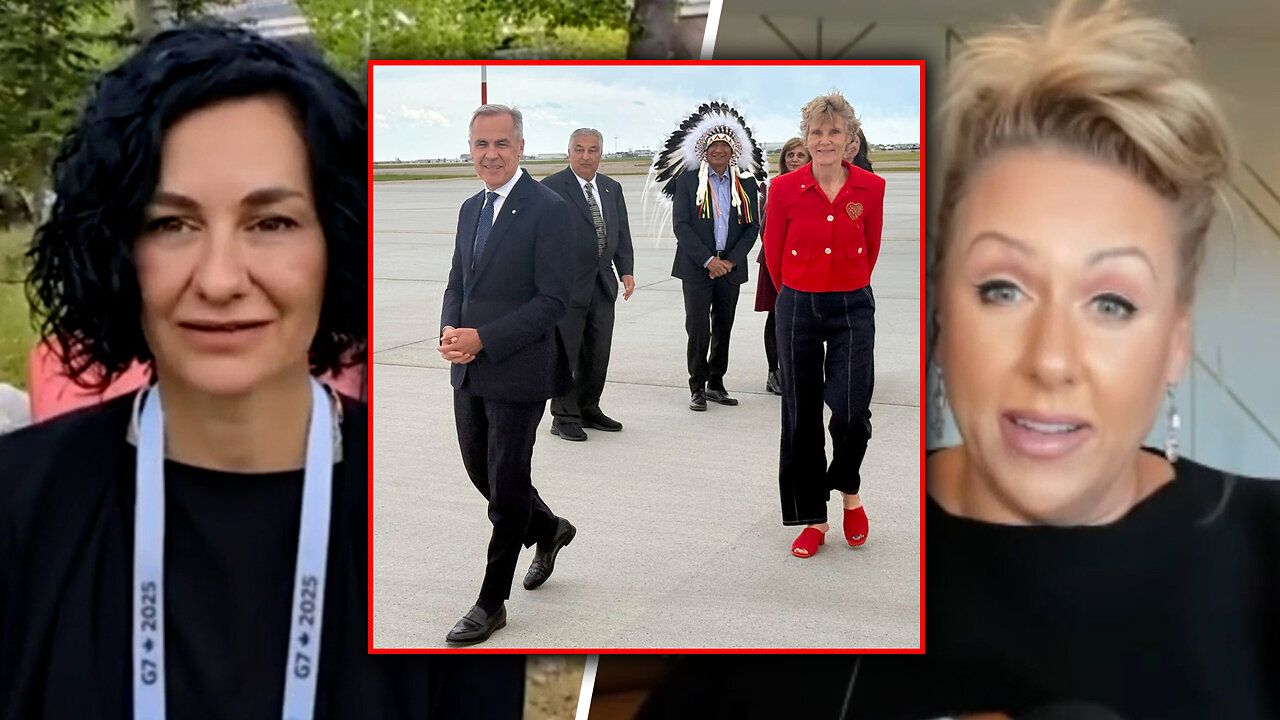 PM Carney and wife Diana pose for awkward photo op at G7 summit