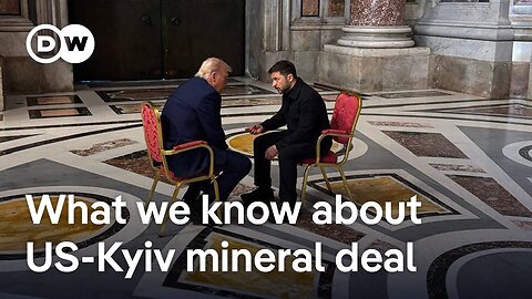 Ukraine and US sign contentious deal giving the US gov't access to Ukrainian minerals | DW News