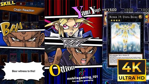 [4K Raw Uncut] Odion Chain Reaction VS Yami Yugi Utopia Double XYZ