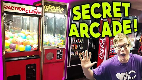 WE FOUND A SECRET ARCADE!