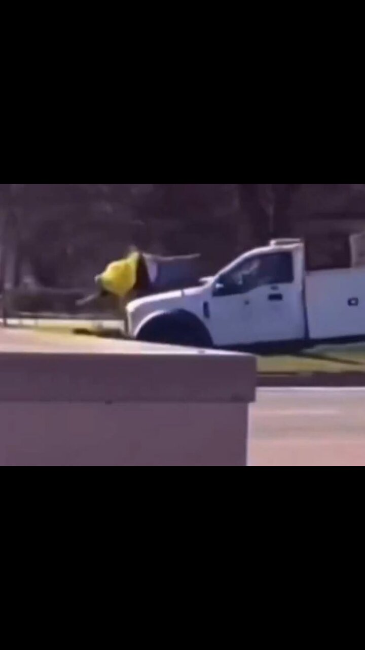 Man ran over after shooting at man stealing his truck