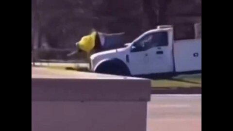 Man ran over after shooting at man stealing his truck