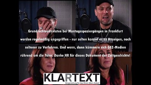Hessische Rundfunk hat (k)ein Herz für Montagsspaziergänger - Eierwürfe (un)aufgeklärt (Re-Upload)
