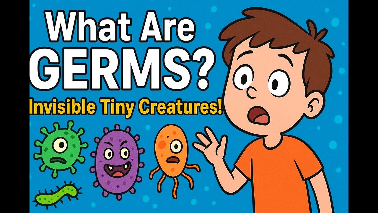 🦠 What Are Germs? – The Invisible Tiny Creatures Around Us | Curious Cub 🦠