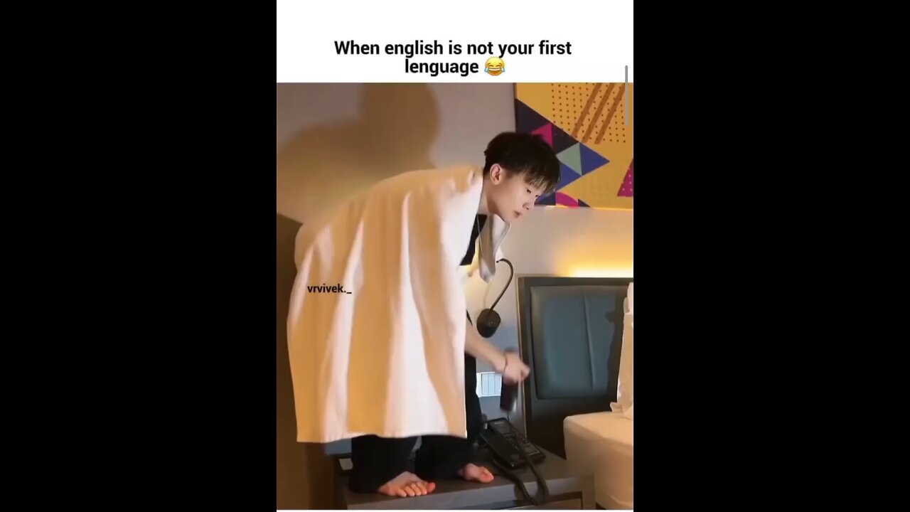 When English is not your first language #funny video #viral #please support