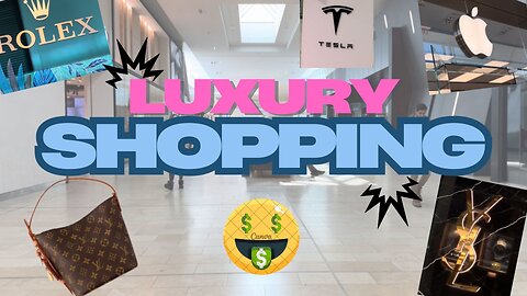 Yorkdale Mall|Toronto|Luxury shopping|Rolex|Tesla