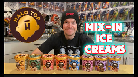 Reviewing all 8 of the new Halo Top Mix-ins Line