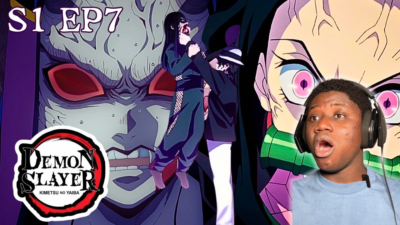 ⚔️ "TANJIRO’S FIRST REAL BATTLE IS INTENSE! 💥 | Demon Slayer S1 Ep 7 Reaction | AlmostAnime"