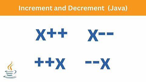 Increment and Decrement | Java