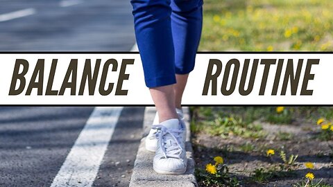 Top Balance Exercises for Seniors 70+ (Only 1 Min/Day)