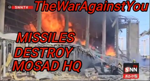 MOSAD HEADQUARTERS DESTROYED. Pounded By Iranian Missiles. Iron Dome Fails, Hacked?