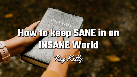 Reg Kelly - How to keep SANE in an INSANE World
