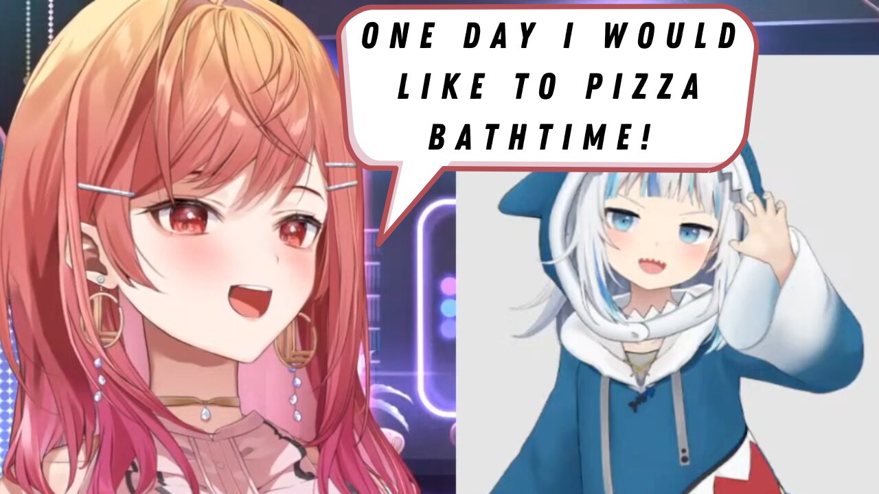 Ririka thought Gura's pizza topping was YABAI 【Hololive】