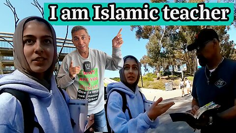 we found a female islamic teacher