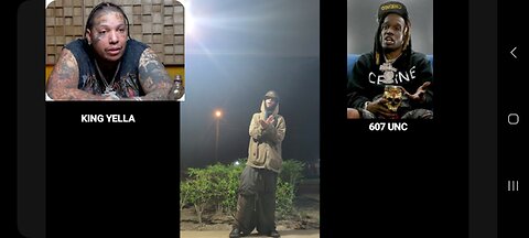 KING YELLA PASSIN OUT IN INTERVIEW TALMS TOO FANS BOUT TOO FIGHT 607UNC AN HES FRIENDS HE READY💪🏾🔵