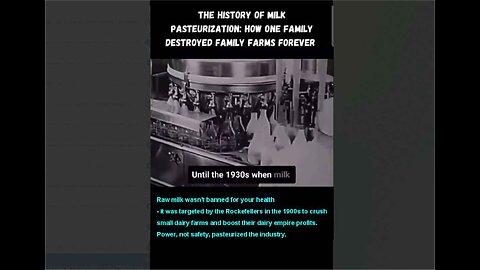 The History Of Milk Pasteurization.