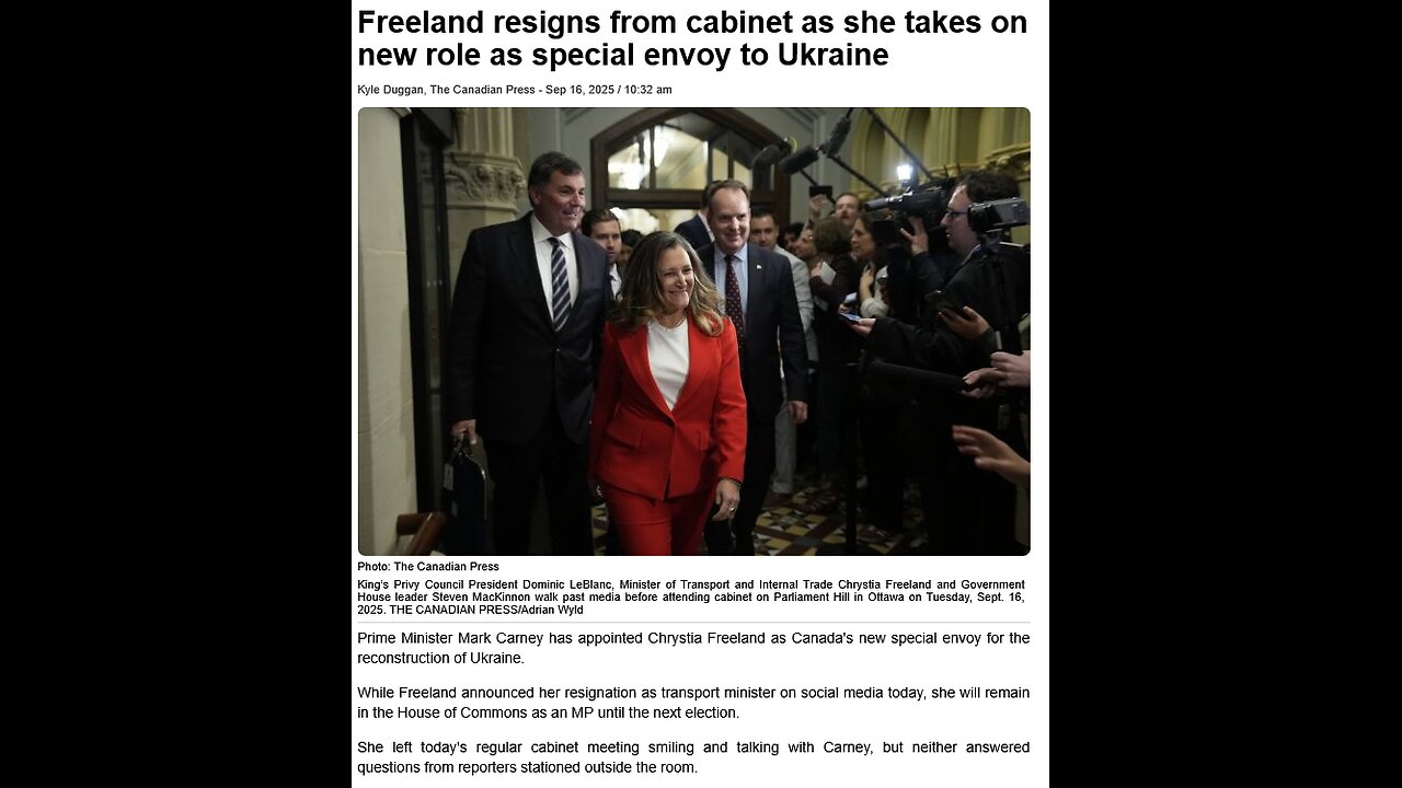 Freeland should be held accountable for her disastrous performance