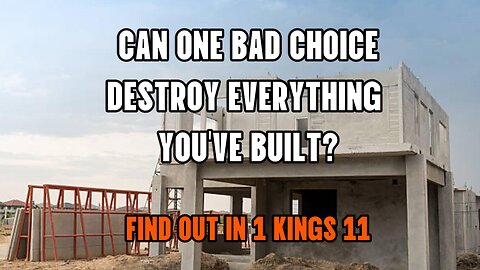 Can One Bad Choice Destroy Everything You've Built?