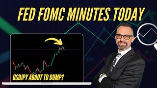 $FED $FOMC Minutes Today, $USDJPY about to CRASH?