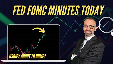 $FED $FOMC Minutes Today, $USDJPY about to CRASH?
