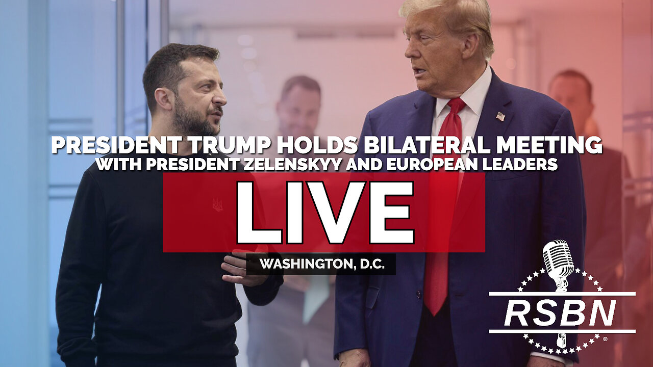 LIVE REPLAY: Pres. Trump Holds Bilateral Meeting with Pres. Zelenskyy and European Leaders - 8/18/25