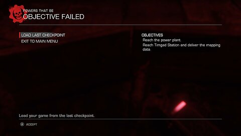 Gears of War Reloaded | Death Screen