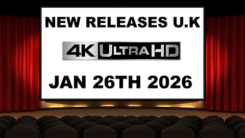 NEW 4K UHD Releases [26TH JANUARY 2026 | U.K | Links Included]