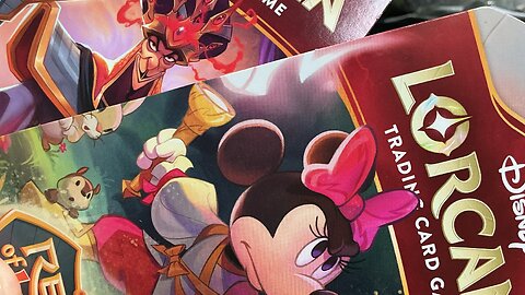 Lorcana Reign of Jafar 2 pack opening